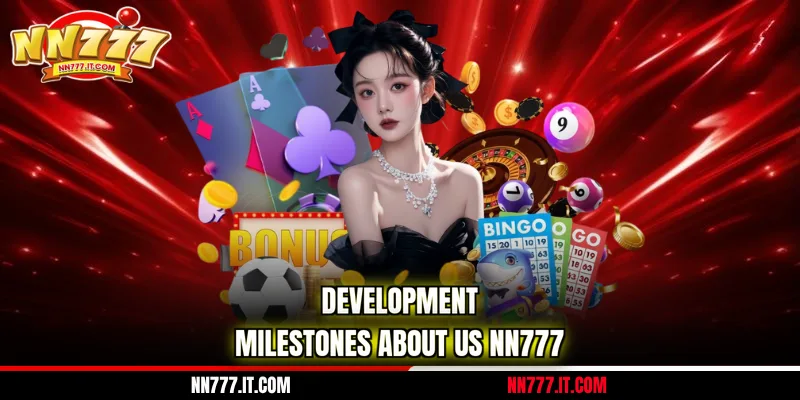 Development milestones About Us NN777